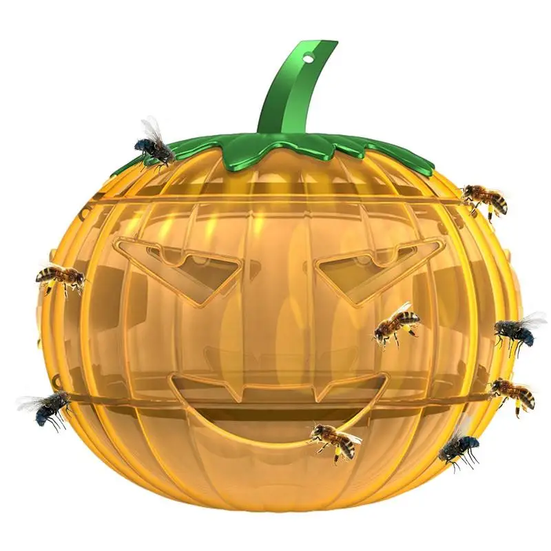 

Fruit Fly Trap Fruit Fly Catcher Pumpkin Shaped For Home Kitchen Non-Toxic Gnat Trap Fly Catcher For Insect Control