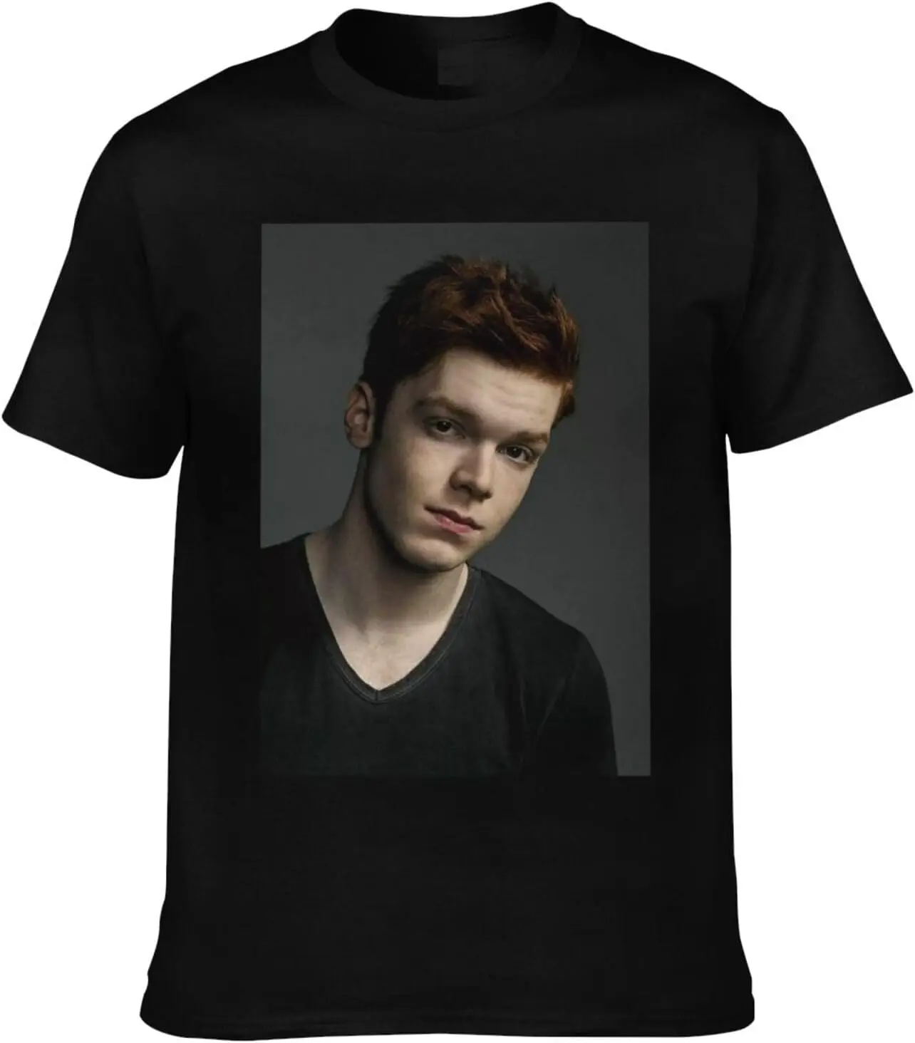Футболка Cameron Monaghan с коротким рукавом топ из 100% хлопка футболки круглым вырезом