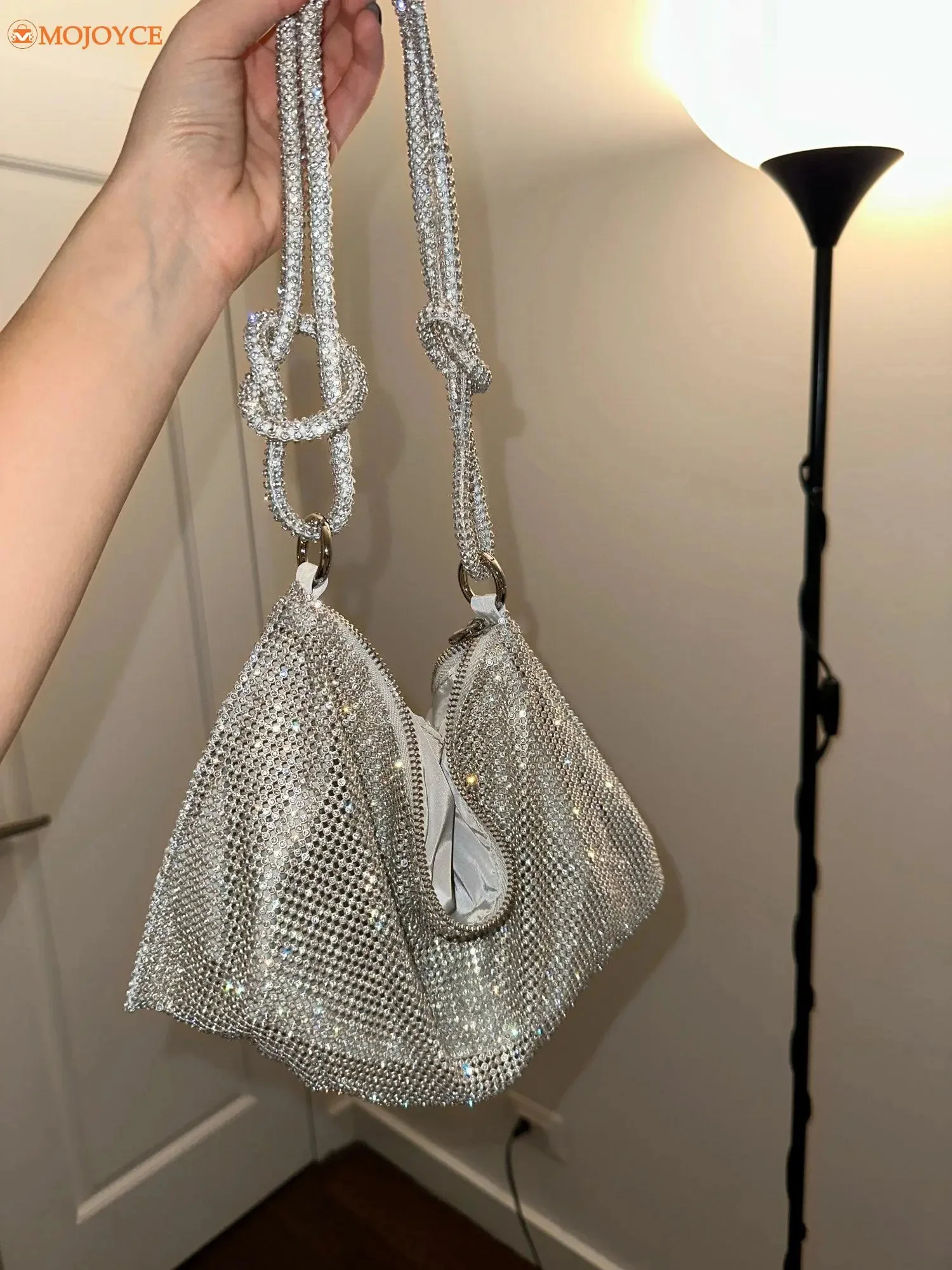 

Fashion Shinny Evening Clutch Bag For Women Dinner Party Wedding Purses Luxury Handbag Designer Female Shoulder Bag Shopper Bag