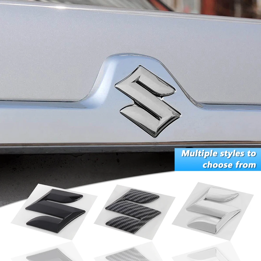 Фото 3D логотип Suzuki, наклейка на автомобиль, мотоцикл, наклейка, эмблема на бак, серебряный, золотой значок для Suzuki ALTO Grand Vitara Baleno Swift Jimny IGNIS №1