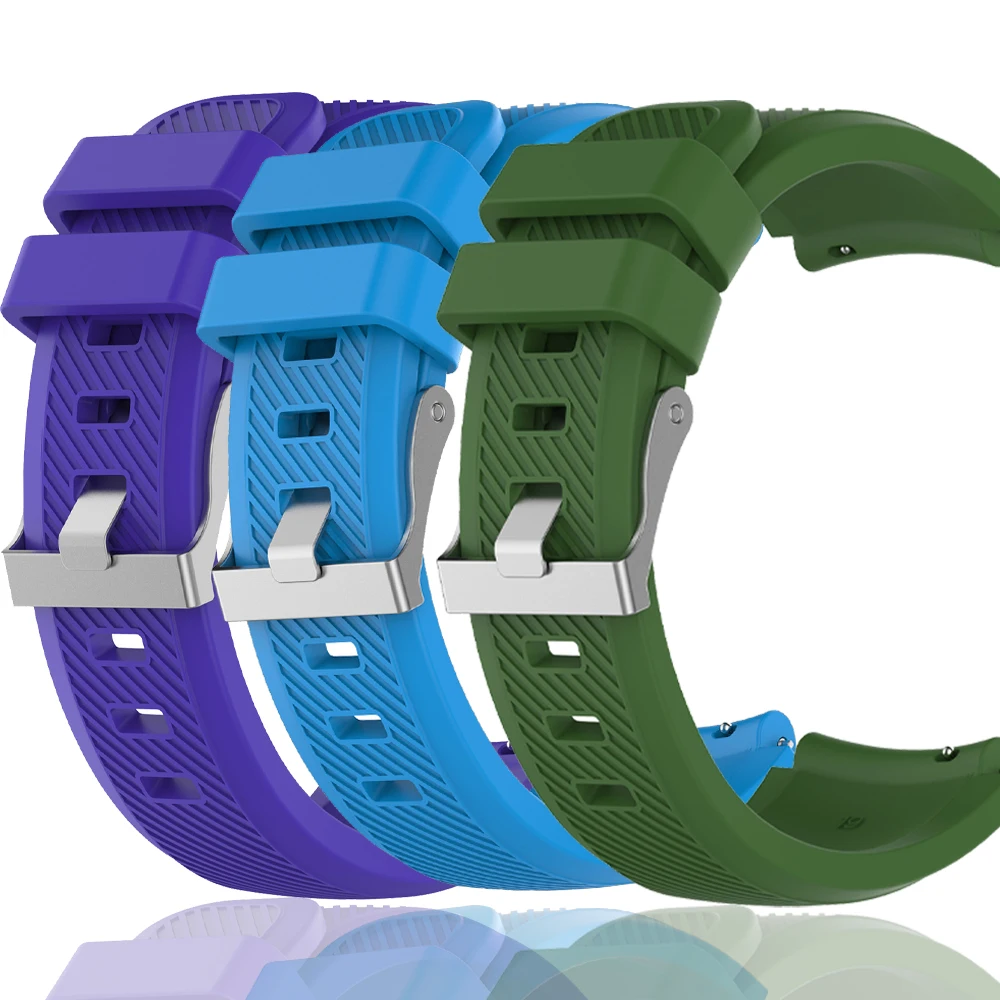 Ремешок силиконовый для часов Xiaomi Mibro X1 A1 22 мм цвет в ассортименте