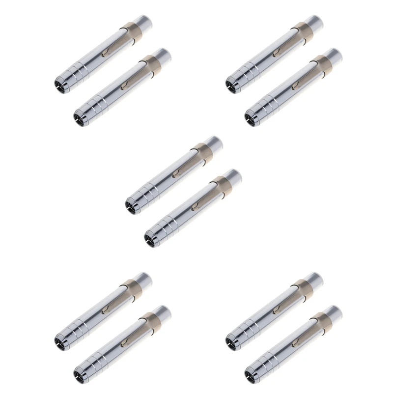 

10 PCS Silver Aluminum Alloy Chalk Keeper Holder