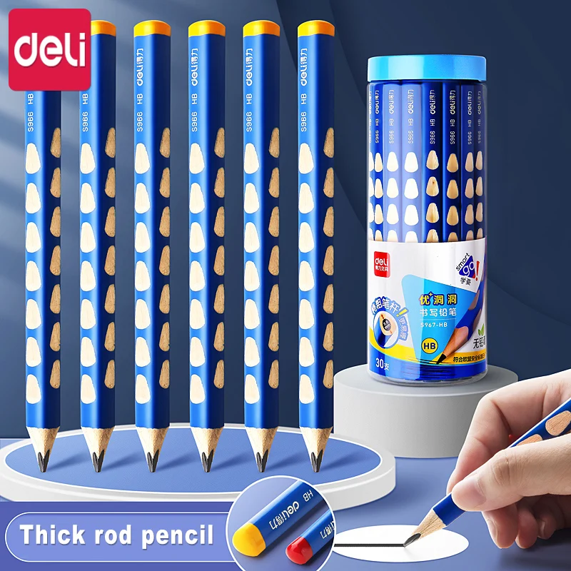 Bold Triangle Rod Hb/2b Wooden Pencil Child Painting Writing Correction Writing Posture Stationery Supplie