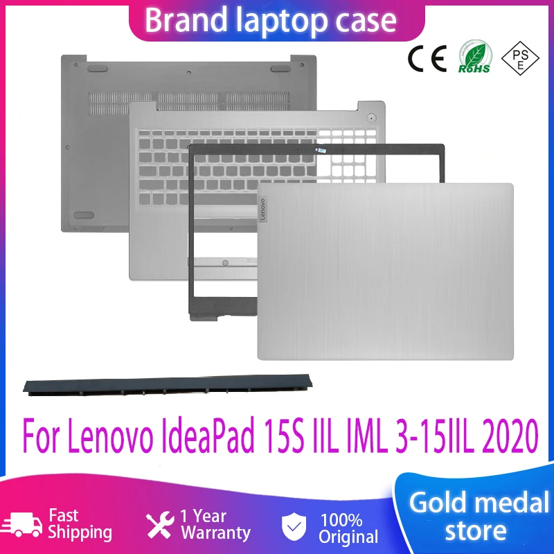 

Laptop LCD Back Cover/Front Bezel/Hinge Cover/Palmrest/Bottom Case For 15" Lenovo IdeaPad 15S IIL IML 3-15IIL 2020
