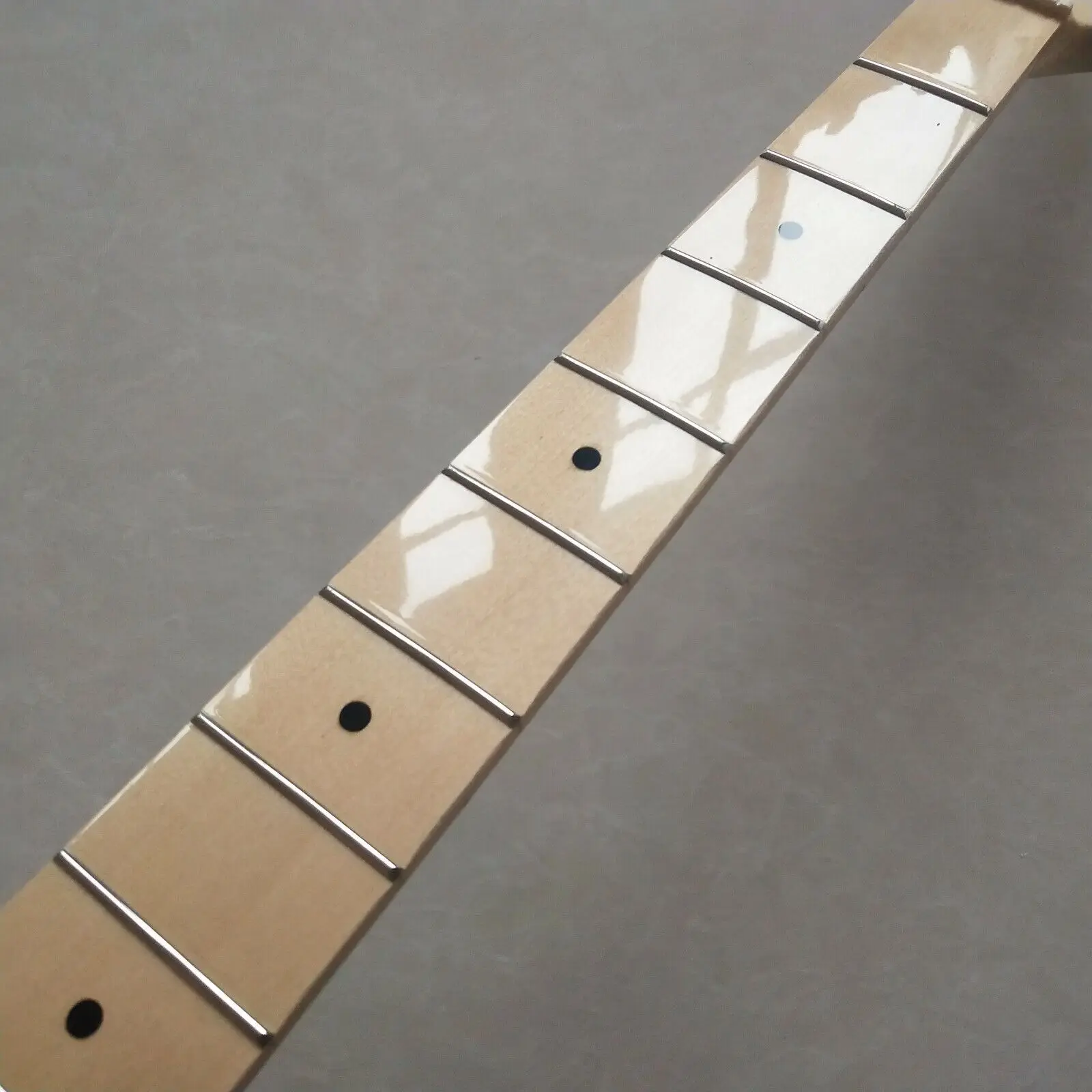 Reversed head 4 String Bass Guitar Neck Replace 20 fret 34inch Maple Fretboard enlarge