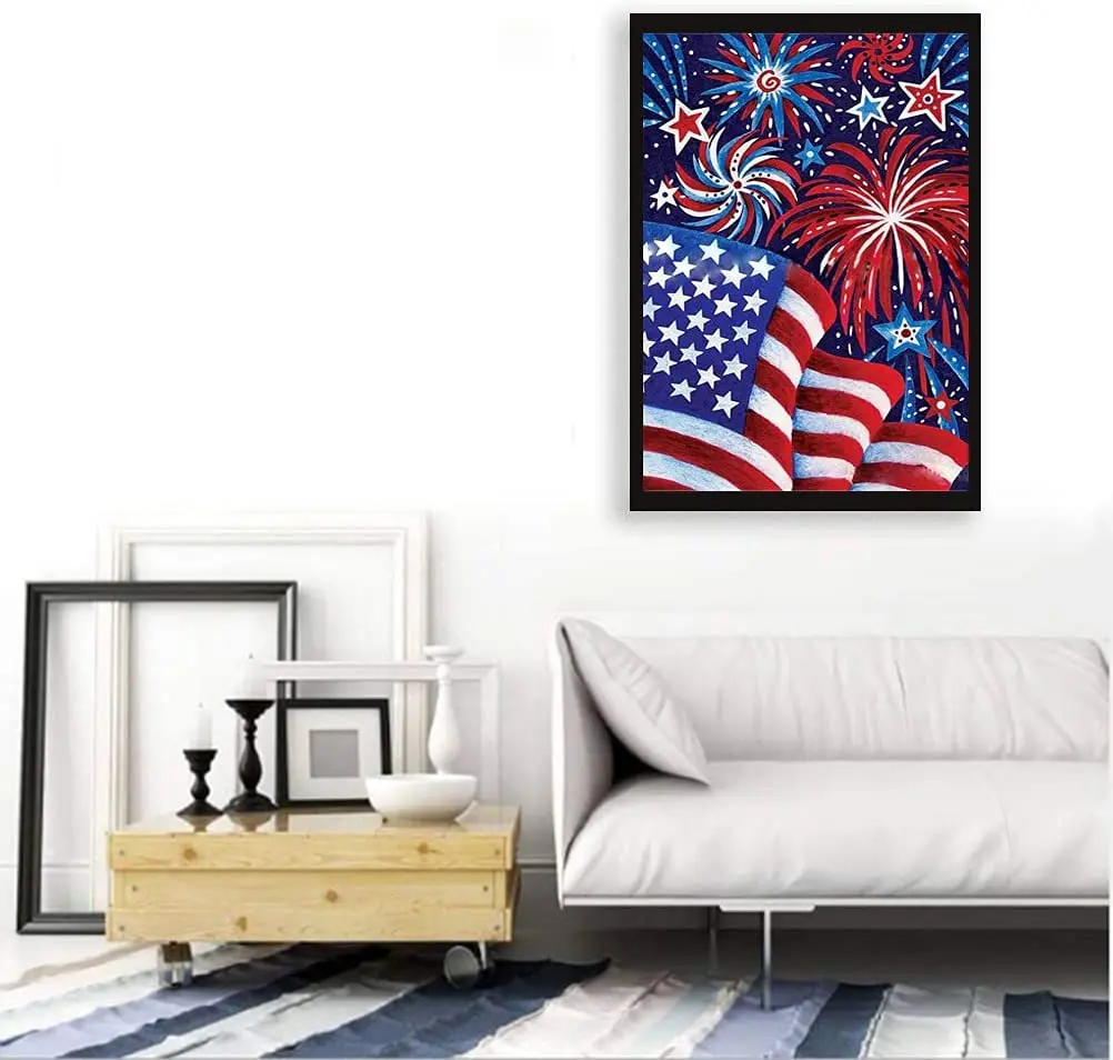 Алмазная 5D картина сделай сам патриотическая полностью круглая вышивка