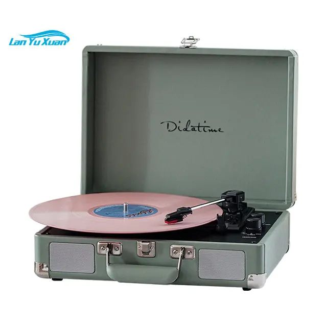 

Multi Turntable Player Vinyl Player With CD Player USB SD Record AUX Input Radio Cassette