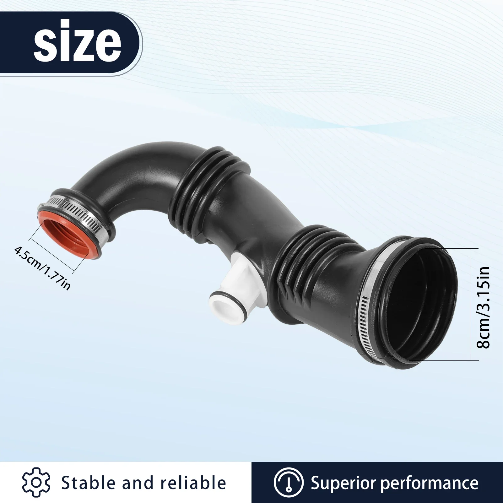 

9687883680 Впускная труба, воздушный фильтр, шланг турбокомпрессора 1434E1 для Renault Laguna III Latidude 2,0 dCi