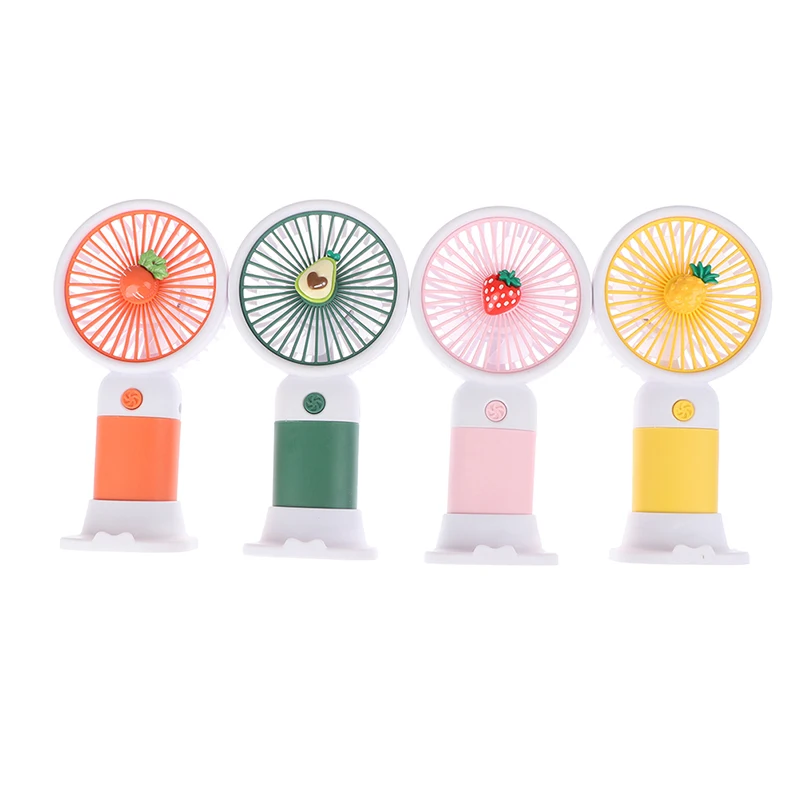 

Summer Handheld Cooling Fan Mini Fruit Portable Usb Rechargeable Electric Fan