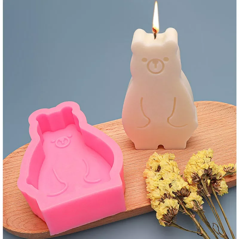 

Shape Candle Mold Silicone Molds Cute Soap Making Mold Handcraft Ornament DIY Scented Candle Making Supplies DIY Soap Mould