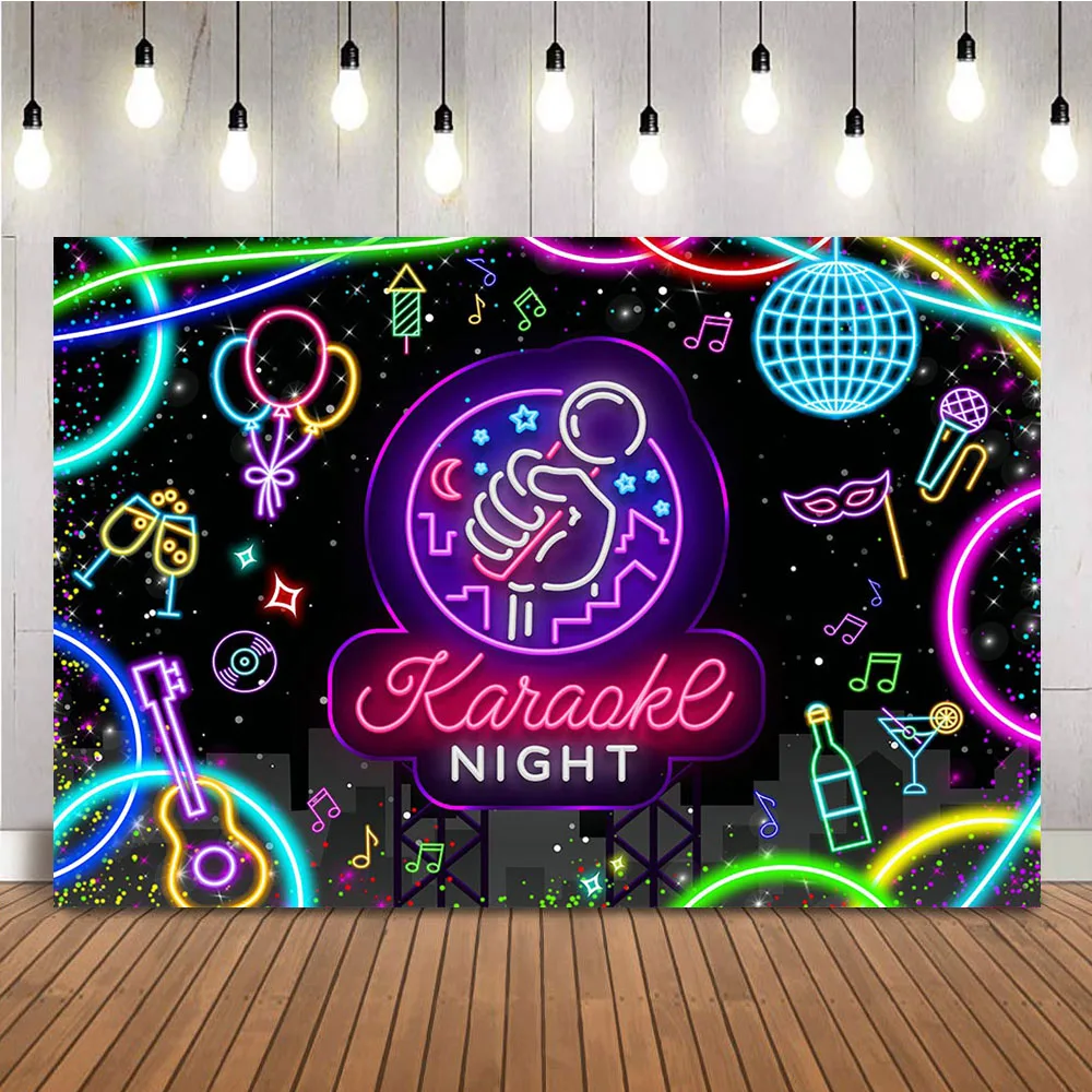 

Фоновое полотно для караоке вечеринки