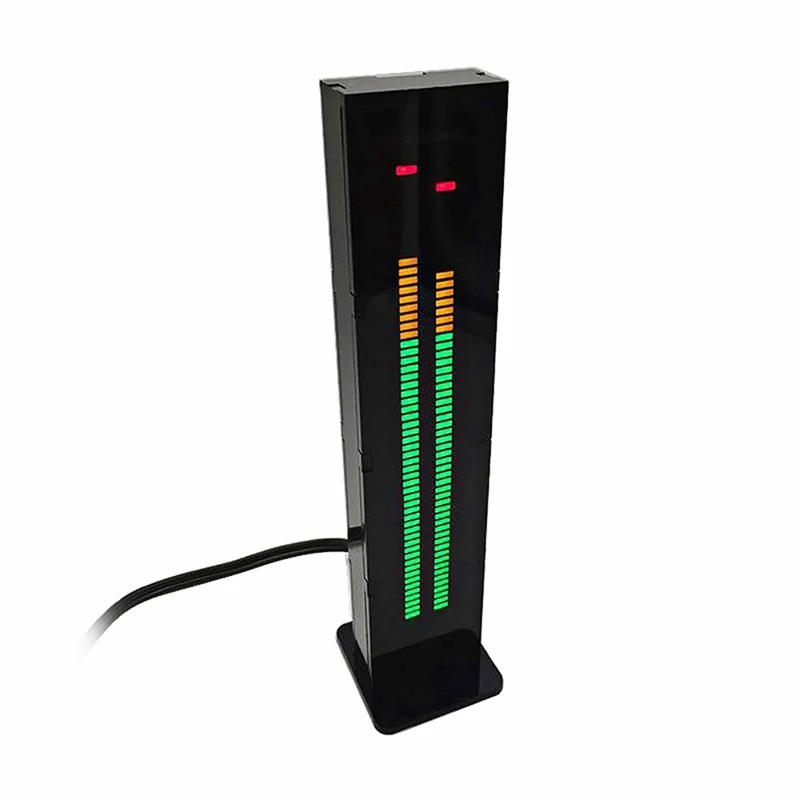 

AS60 LED-Musikspektrum-Display-Analysator Stereo-Audiopegel-VU-Meter