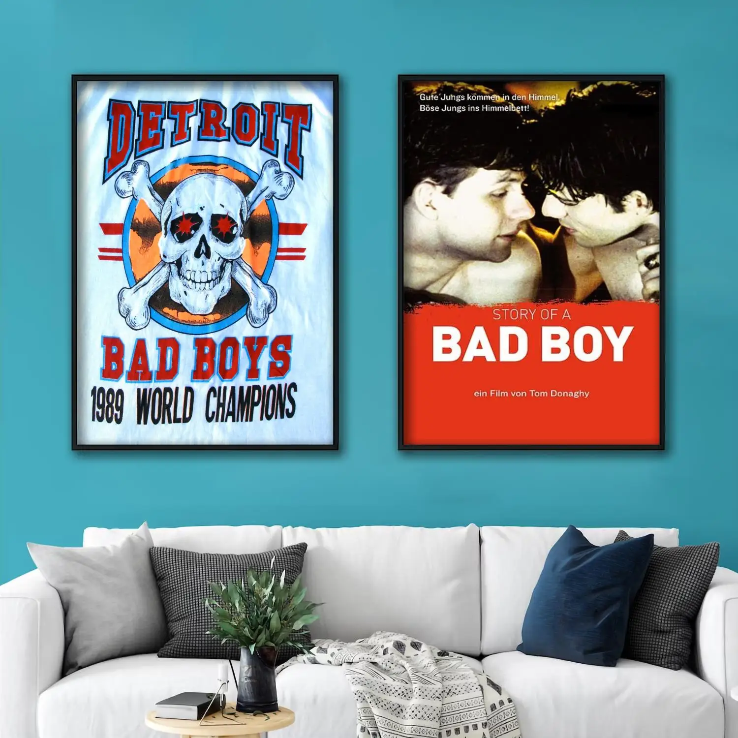 

bad boys Movie Decorative Canvas Posters Room Bar Cafe Decor Gift Print Art Wall Paintings