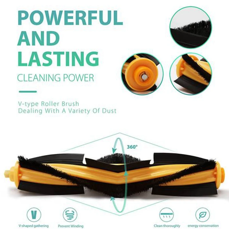 

27Pcs Parts For Ecovacs DEEBOT OZMO T8 AIVI T8 Max T9 T8 Series N8 Pro N8 Pro+ Main Side Brush Filter Mop Cloth Dust Bag