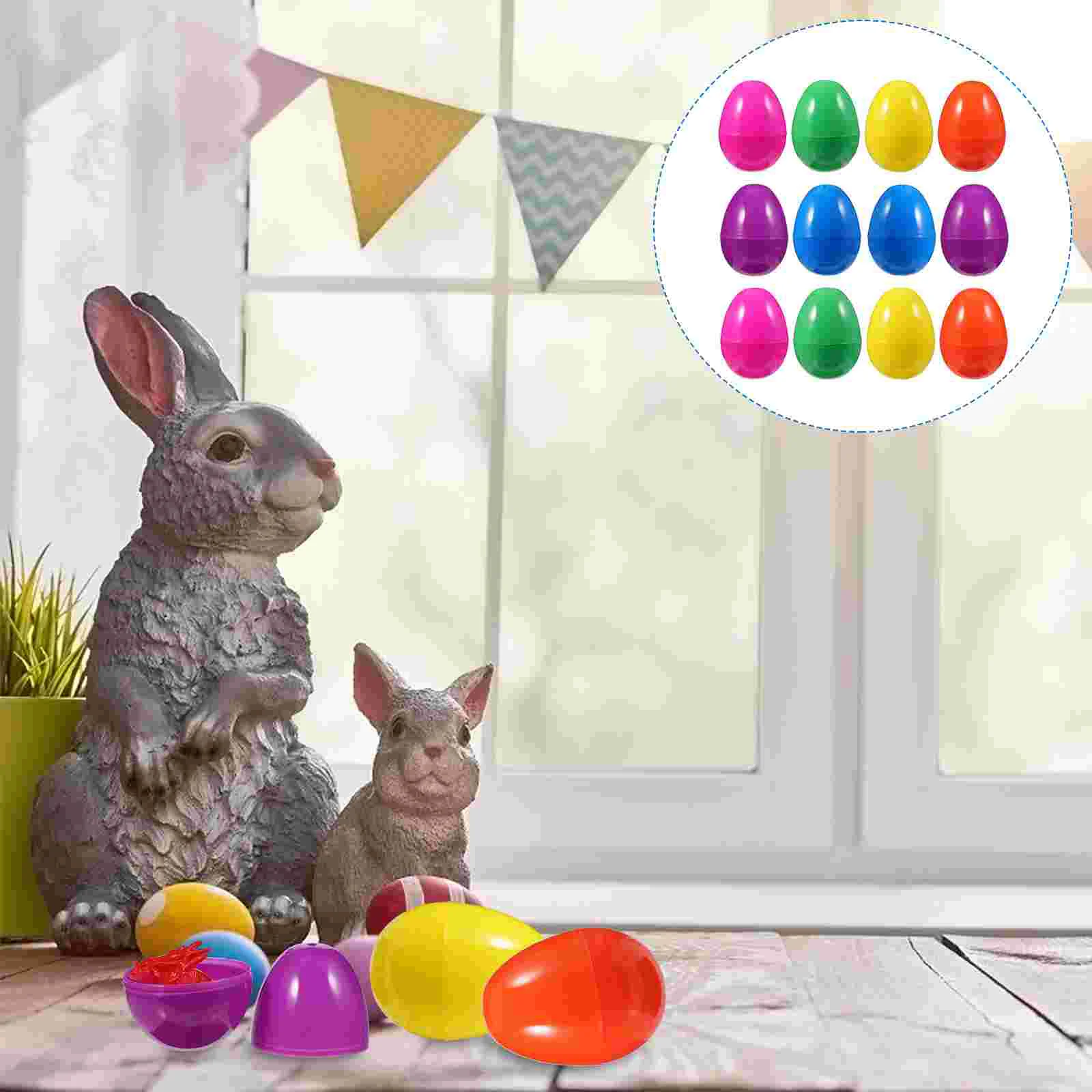 

Easter Egg Eggs Surprise Toyparty Supplies Filled Blind Toys Decorations Kids Festival Figure Fillers Round Chick Open Favors