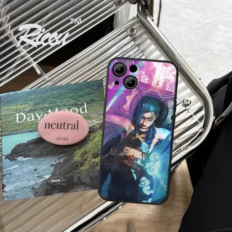 

Arcane-Jinx Anime Phone Case FOR IPhone 14 13 11 12 Pro 8 7 Plus X Pro MAX XR XS MINI Covers
