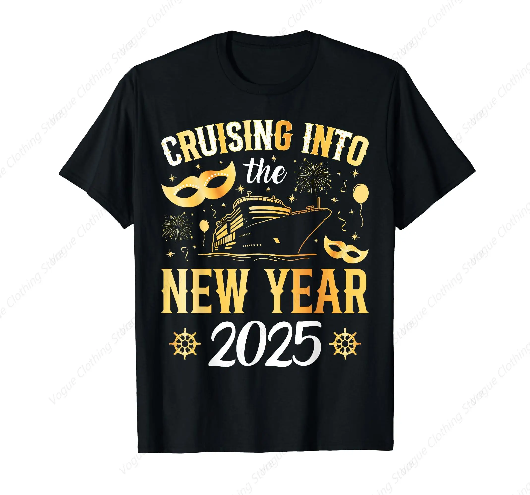 Футболка с коротким рукавом для путешествий на новый год 2025