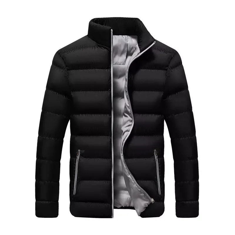 New2022 Windbreaker Cotton Padded Jacket Casual Sports Autumn Winter Men's Stand Collar Warm Thick  Parkas Jacket  6XL