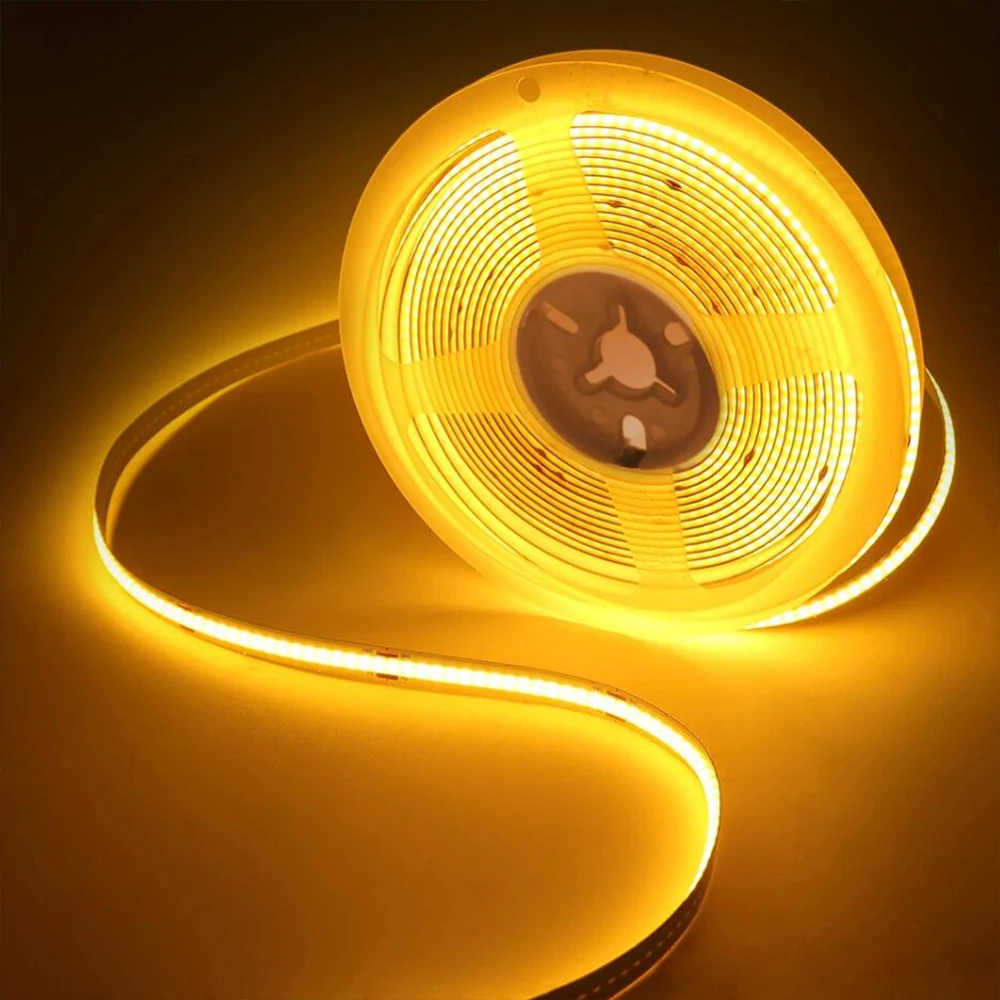 

RGBCW Светодиодная лента COB 12В 320leds/м для подсветки телевизора