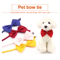 pet dog cat necklace adjustable neck band cute bowknot pet care accessories dog cat striped bow necklace pet supplies hair bow