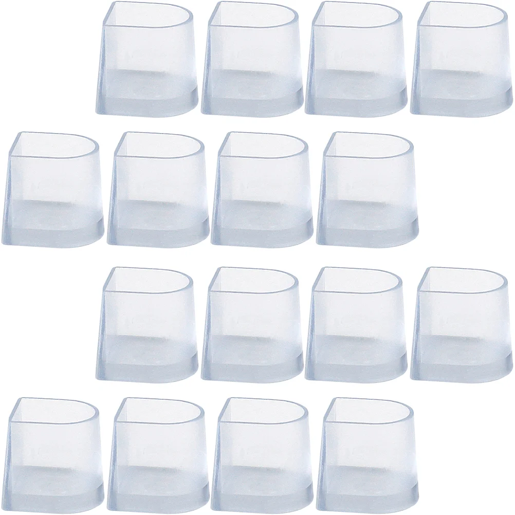 

16 Pcs Latin Heel Cover Heel Repair Covers Follow Heel Guards Pvc High Heel Replacement Tip
