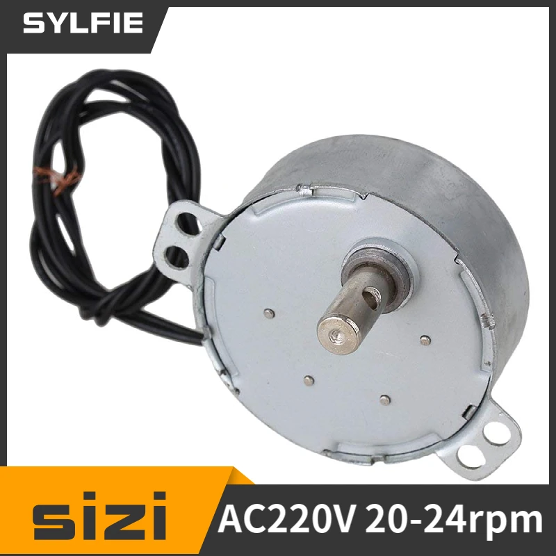 

Синхронный двигатель SYLIFE TYC-50 серебристый 220V 20-24RPM 4W