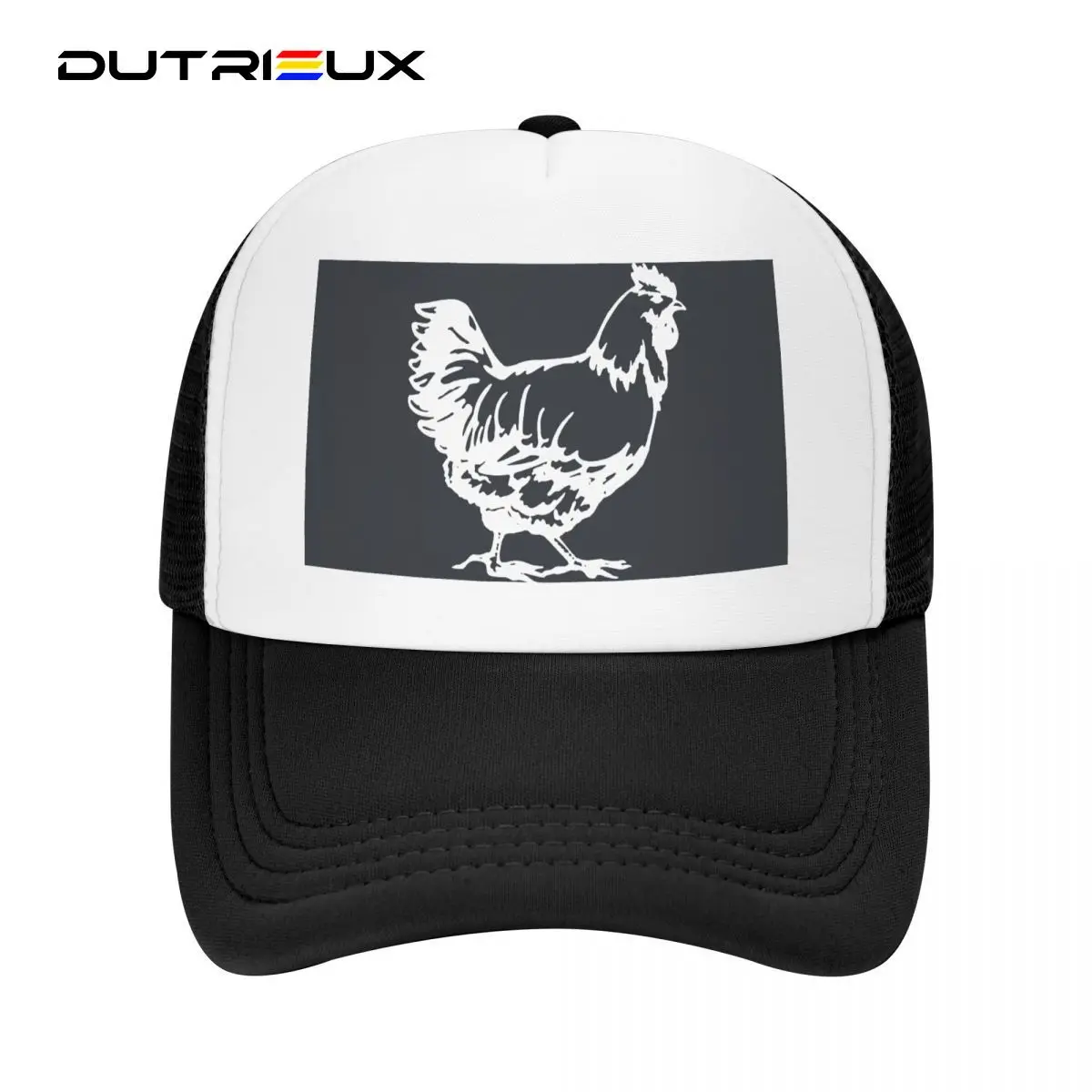 

Cute Hen Chicken Vivid Farm Animal Baseball Cap for Men Women Snapback Trucker Hat Adjustable Unisex Fishing Mesh Hats