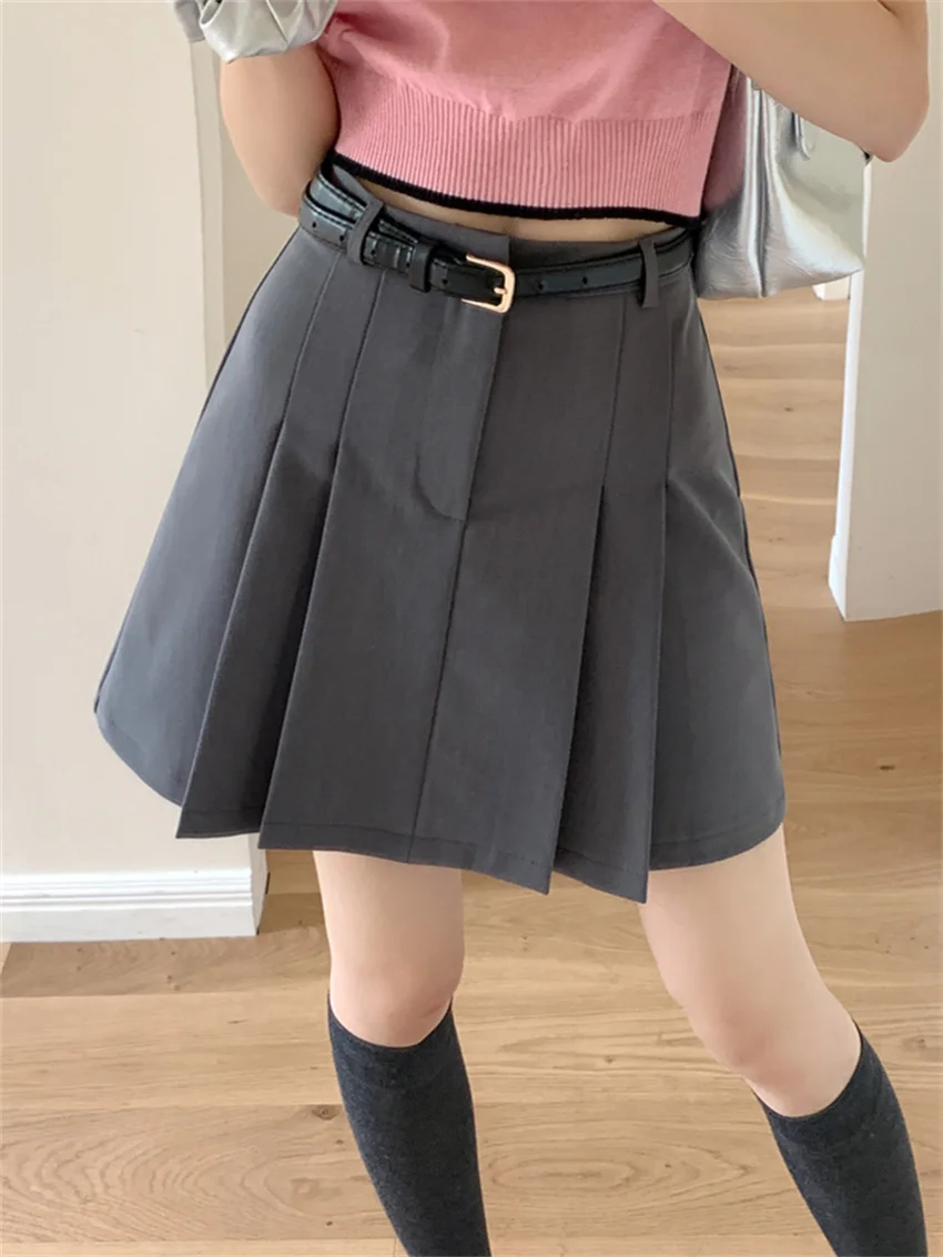 Alien Kitty серая Женская стройнящая однотонная летняя новая офисная Дамская уличная