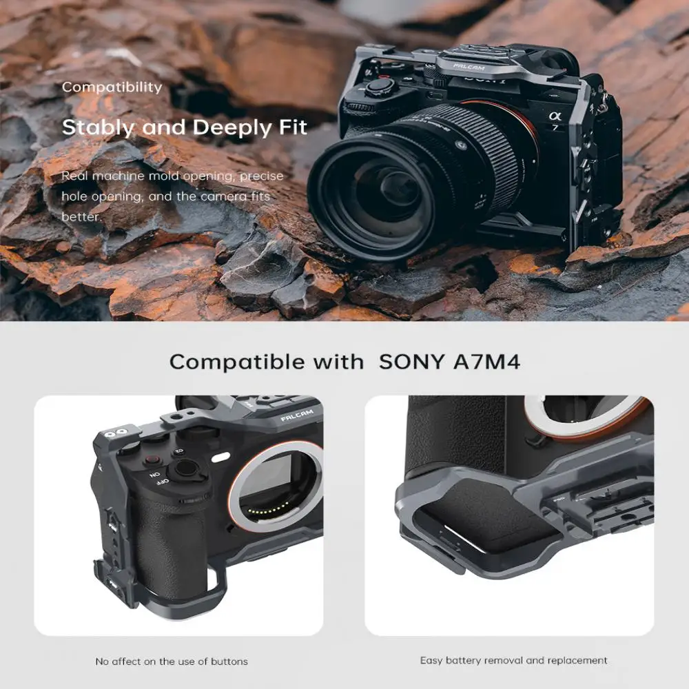 FALCAM F22 F38 и F50 2824A быстросъемная клетка для камеры/3299 основание V2 с несколькими