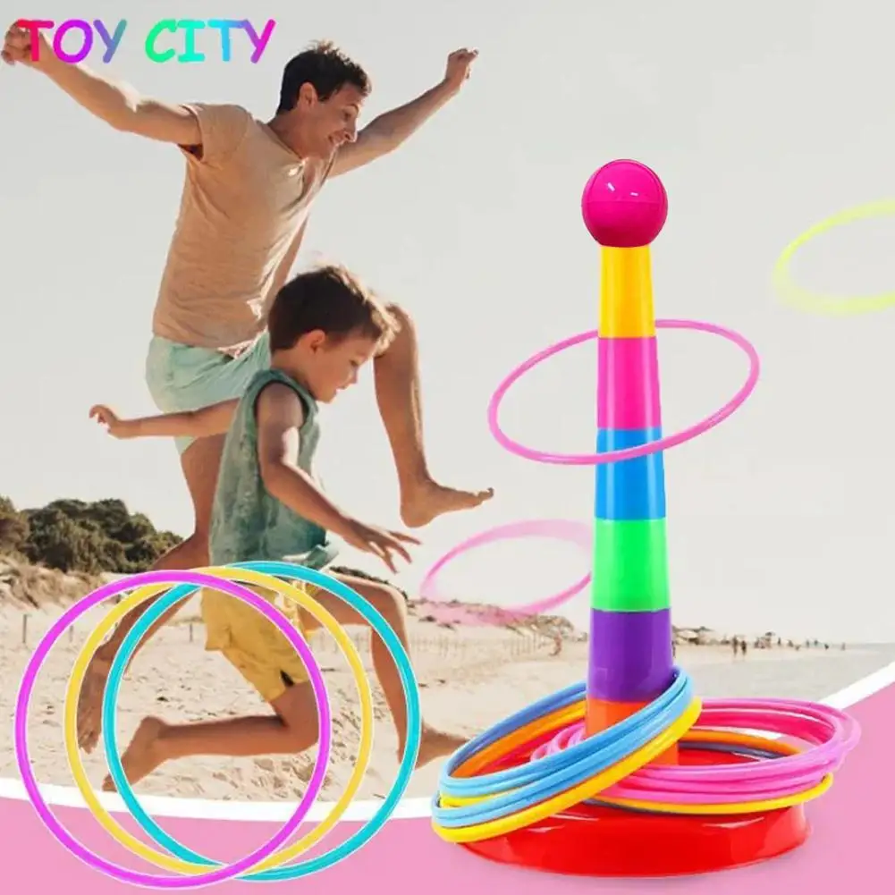 

6-слойная детская игра в виде Круга с наконечником, многослойная интерактивная игрушка для детей и родителей, подарок для раннего использования на улице и в помещении, Обучающие игрушки I6o1