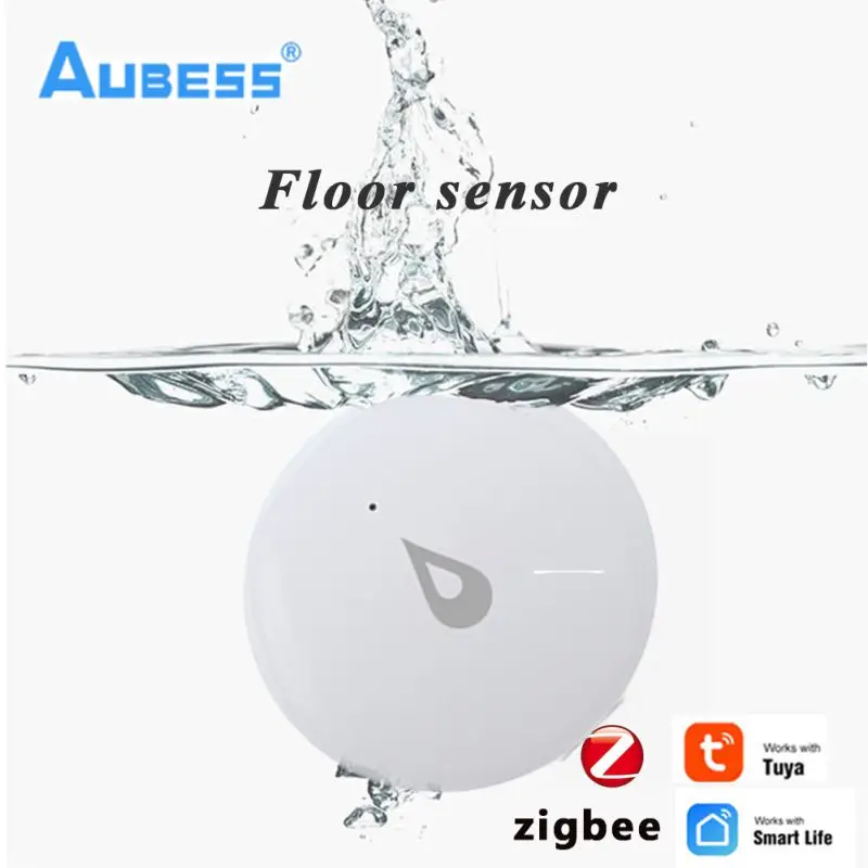

Умный датчик утечки воды Zigbee, Дистанционный датчик обнаружения утечки воды с полным соединением, для домашней системы безопасности