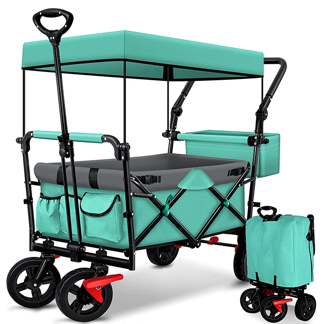 Outdoor Utility Folding Wagon Cart