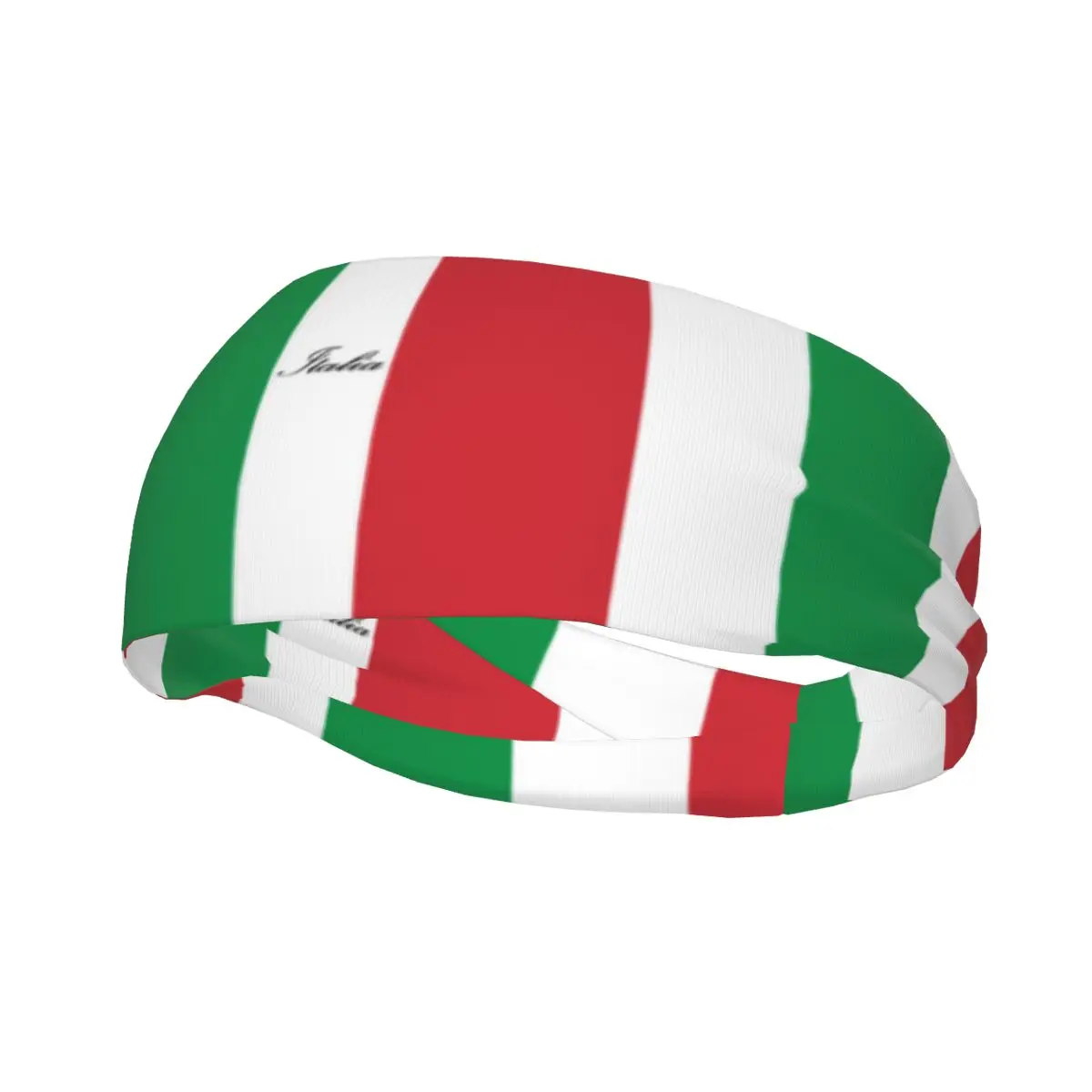 

Повязка на голову с итальянским флагом Италии для занятий спортом