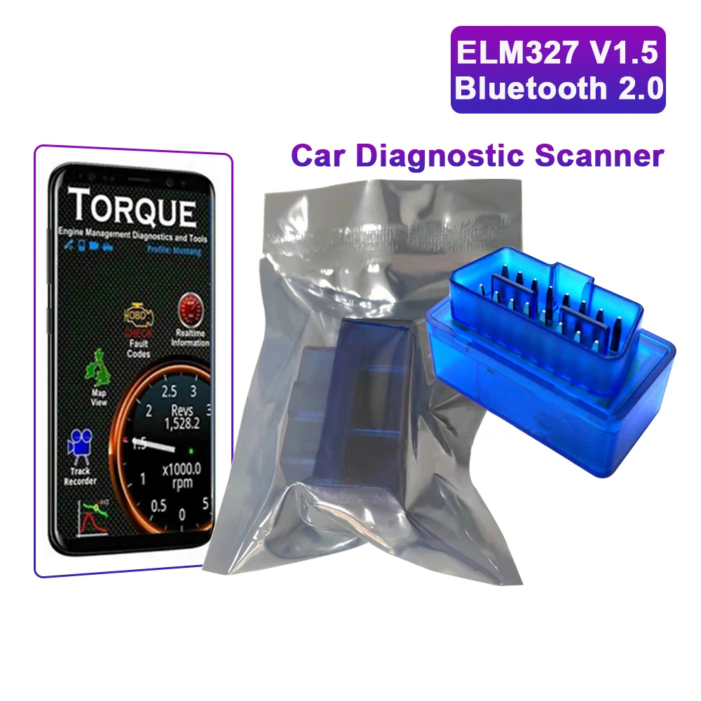 Bluetooth V1.5 ELM327 OBD2 Auto OBD Interface Scanner ELM 327 2 Car Diagnostic Tool Code Reader Mini for Android Automotive |