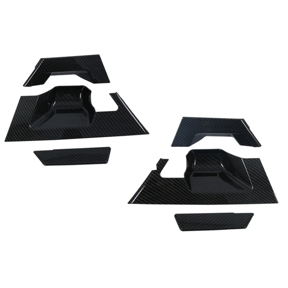 

Elevate Your For Toyota CHR 2016 2021 with Carbon Fiber Rear Door Handle Bowl Cover Trim Easy Installation Durable Material