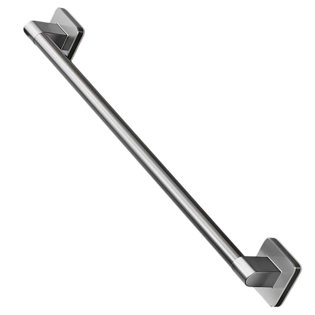 

Towel Racks Bathroom Wall Mounted Organizer Punch-free Hanger Holder Self Adhesive Bar