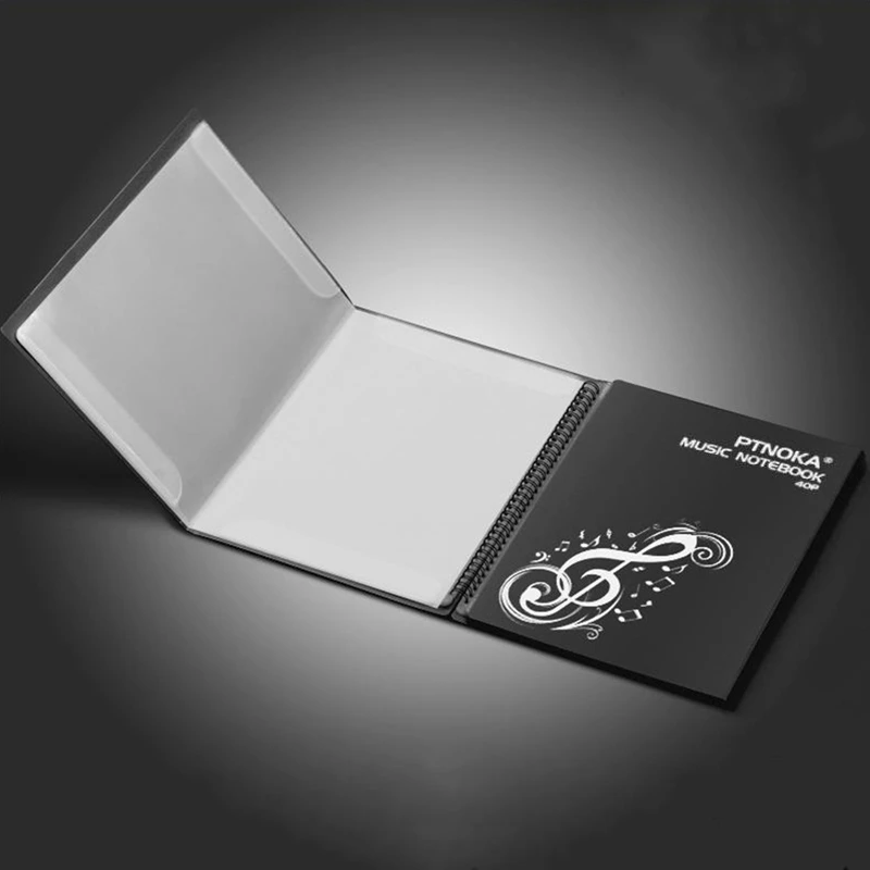 Папки для музыки PTNOKA держатели 4 страницы спиральные 40 карманов