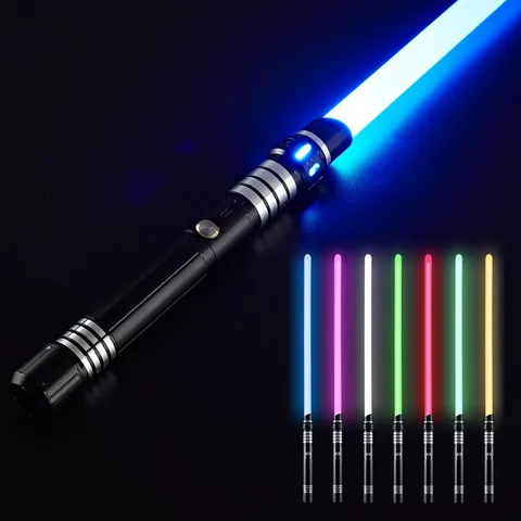 REikirc 7/15-color Lightsaber Metal Laser Sword Rechargeable Toy Party Glow Swords
