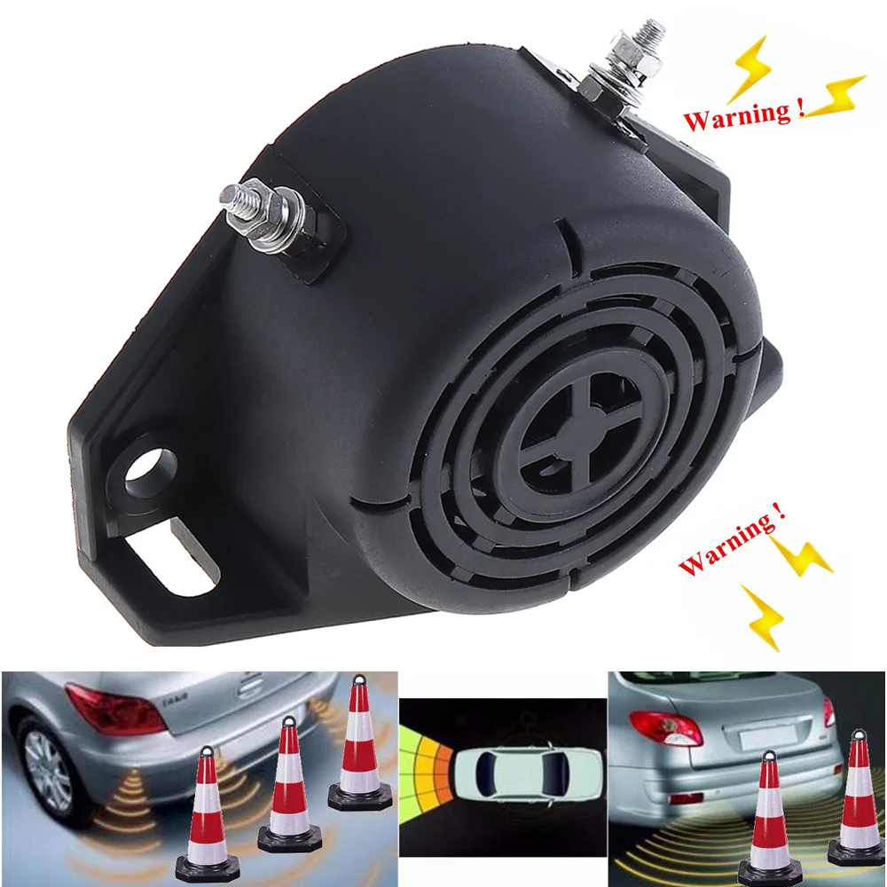 

KX-5026 Black 105dB Waterproof Car Reversing Back Up Alarm Horn Speaker for Auto Motorcycle Vehicle Tricycle