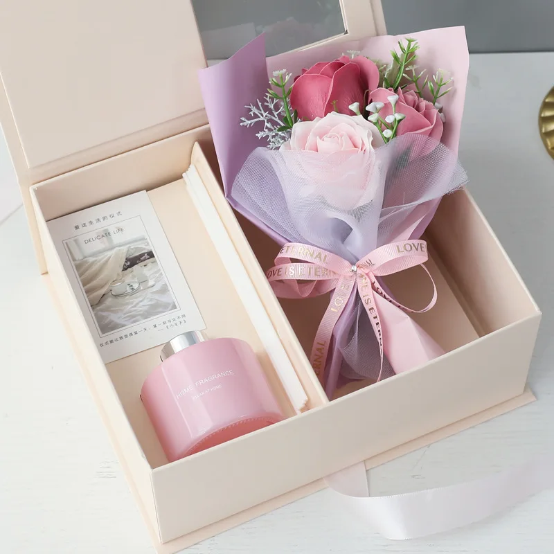 

Aromatherapy Gift Box Birthday Gift Companion Gift Transparent Skylight Gift Aromatherapy Box Flip Gift Box Girlfriend Gift