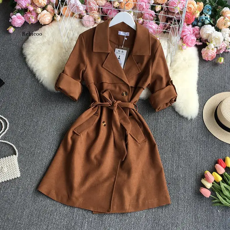 

Spring Blazer Dress Women Notched Double-breasted Short Yellow/Pink Dress Office Lady Summer Solid Mini Dress 2022