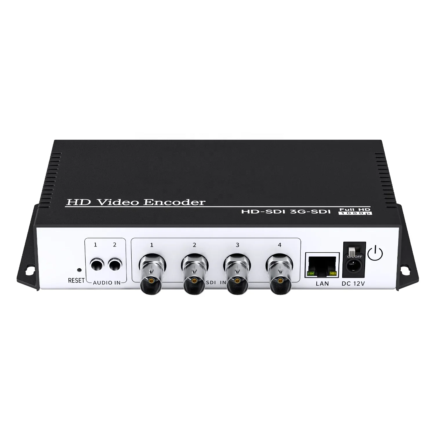 Фото XMSJ-4-канальный 4K SRT RTMP RTSP UDP 4-в-1 3G 6G SDI видеозахват, кодер, передатчик для прямых трансляций IPTV №1