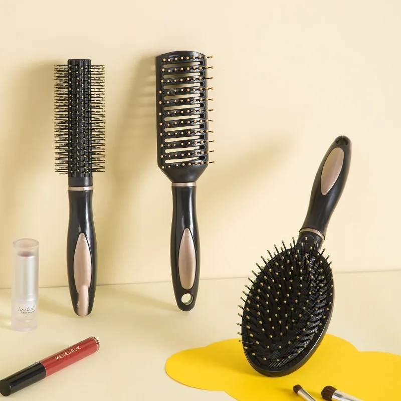 

3pcs Professional Air Cushion Massage Oval Hair Comb Rectangle Hair Brush Anti Static Comb Detangling Hairdressing Styling Tool