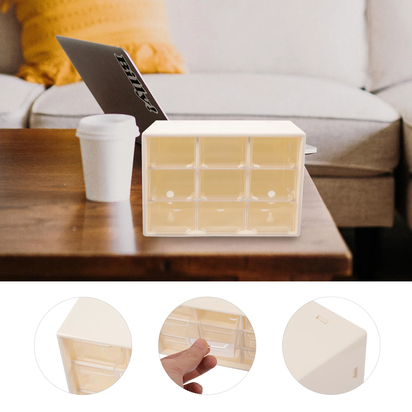 

Storage Drawers Desk Desktop Sundries Storage Shelf Desk Organizer Makeup Storage Box Hardware Storage Cabinet