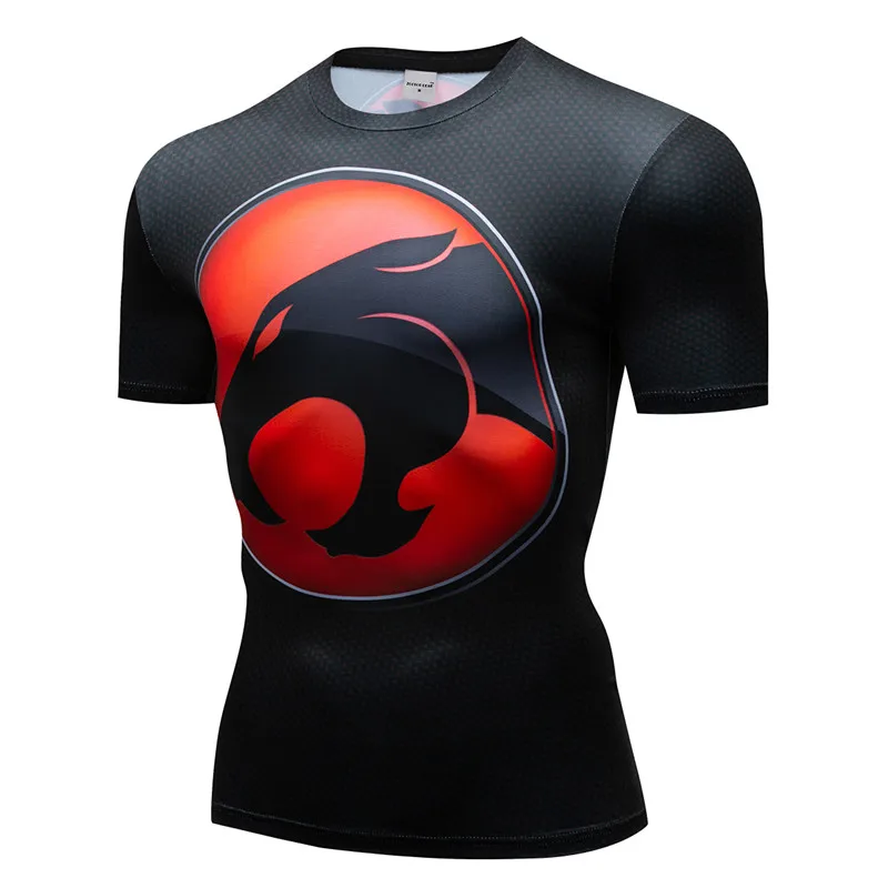 

3D Printed T-shirt Men Compression shirt Short Sleeve T shirt Comics Cosplay Top Anime Tee Custome Fitness Male Top ZOOTOP BEAR
