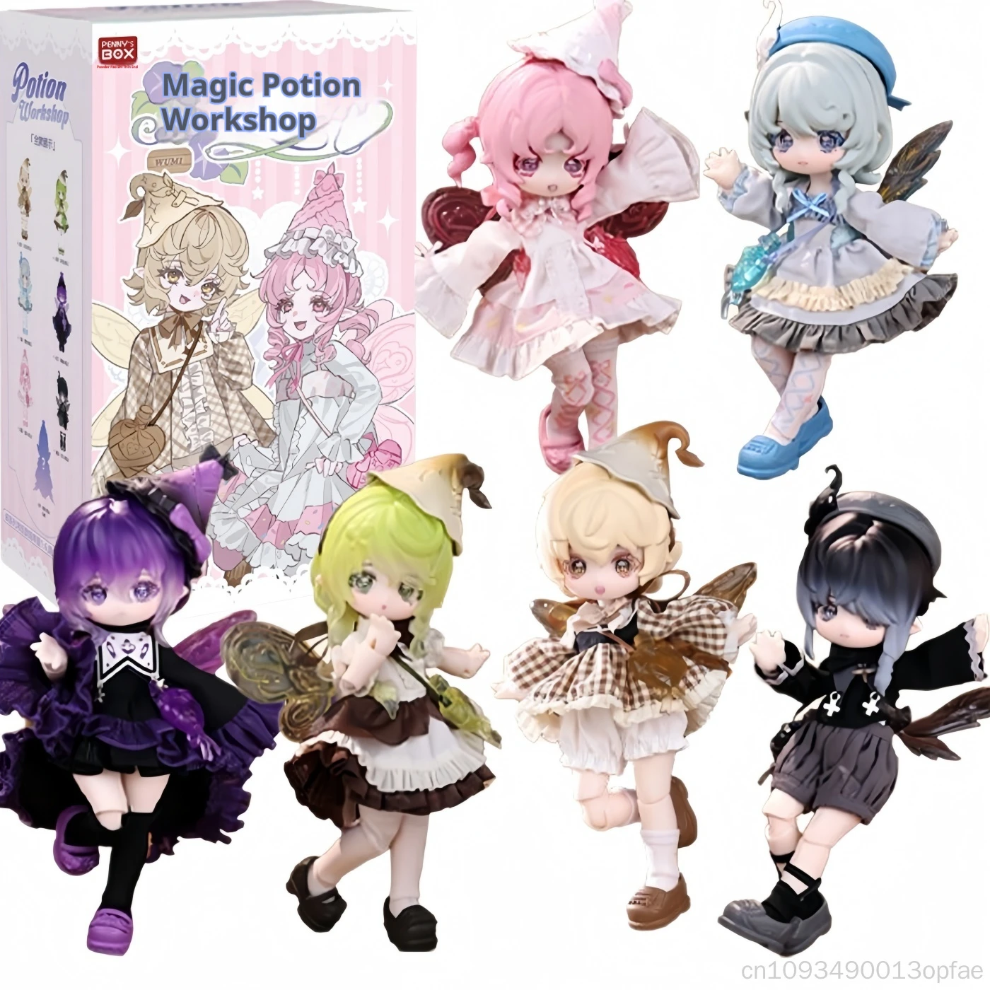Фото Коллекционная шарнирная кукла BJD серии Wumi Potion Workshop в масштабе 1/8 от Pennys Box для взрослых коллекционеров №2