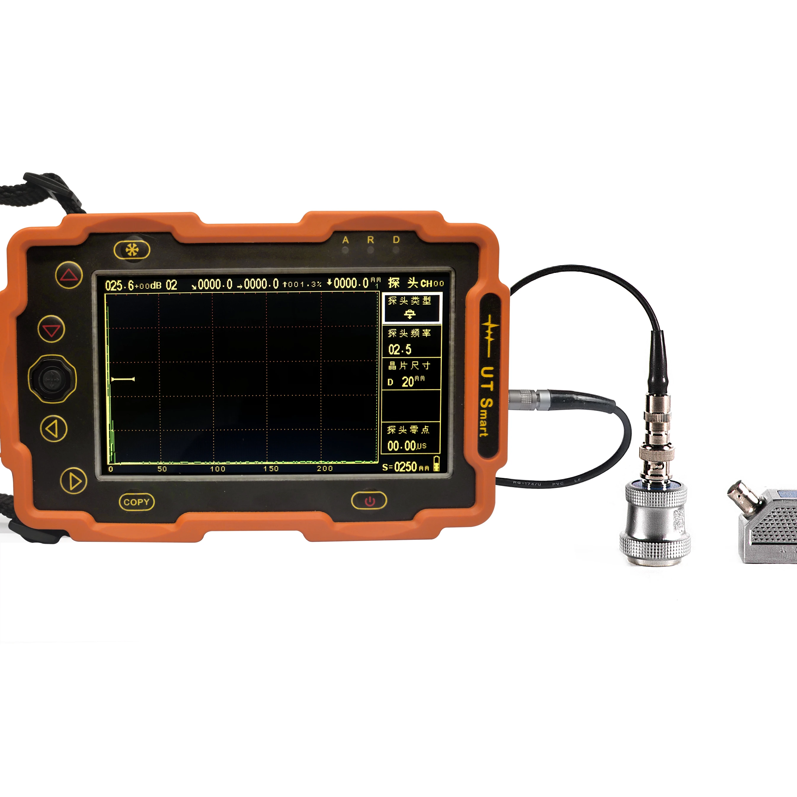 

0- 1000mm Flaw Detector Unique Multiple Wave Check Method High-precision Ultrasonic Fault Detector