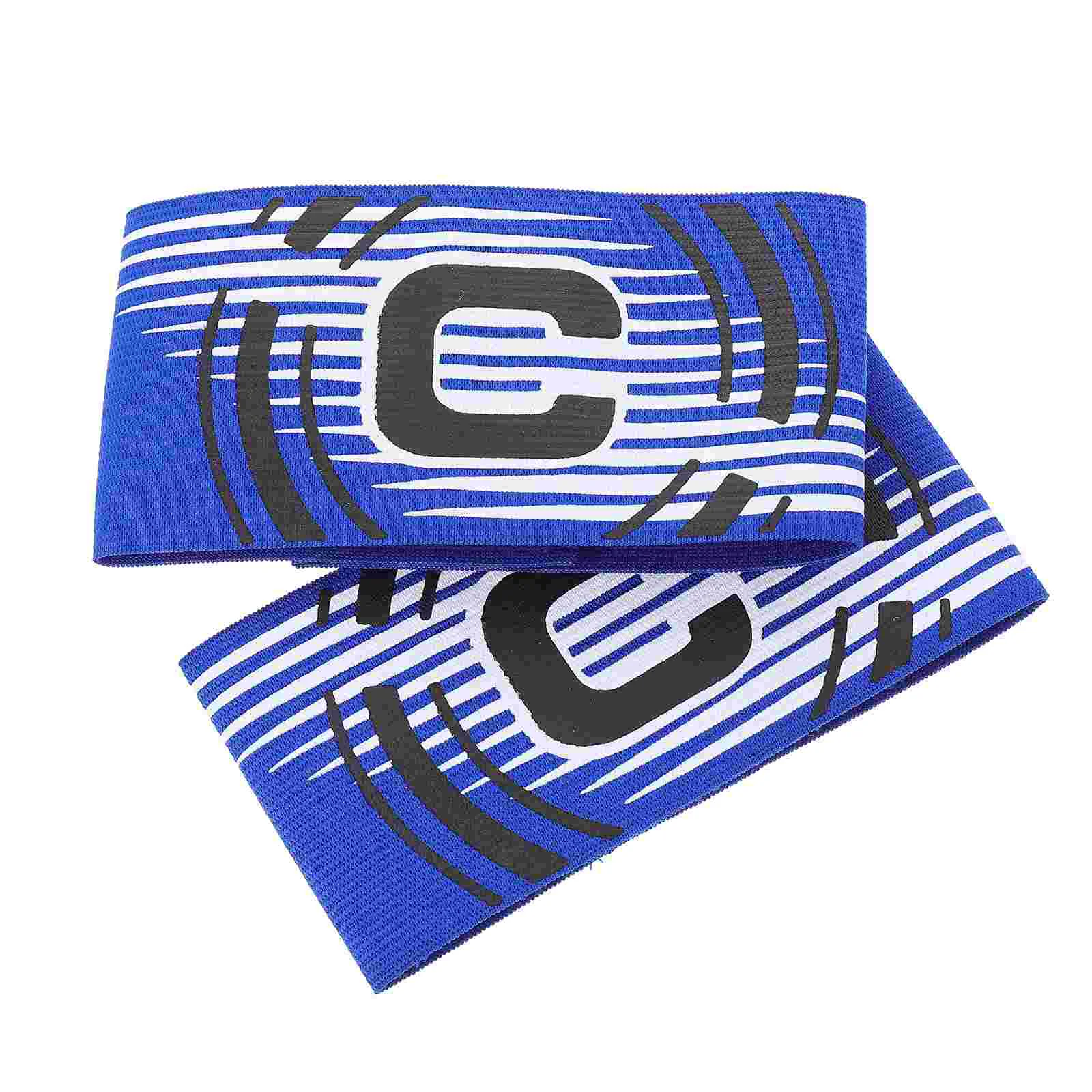 

2Pcs Football Leader Armband Captains Paste Armlets Armbands For Soccer Soccer Teams Armband for Gift Team