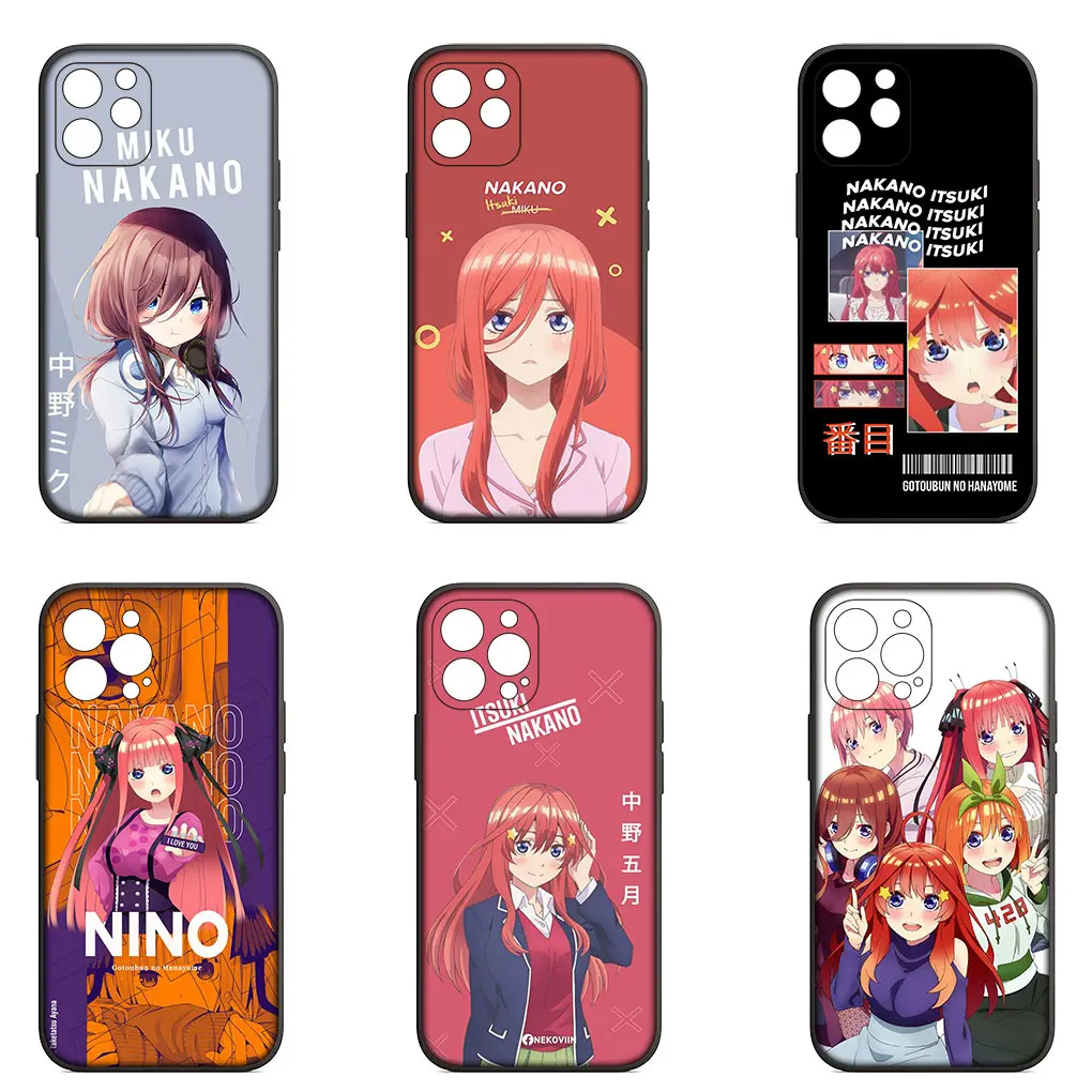 Чехол для телефона The Quintessential Quintuplets Itsuki Nakano Apple iPhone 16 15 14 13 12 11 Pro Max 6 6s Plus + SE 16+ Case