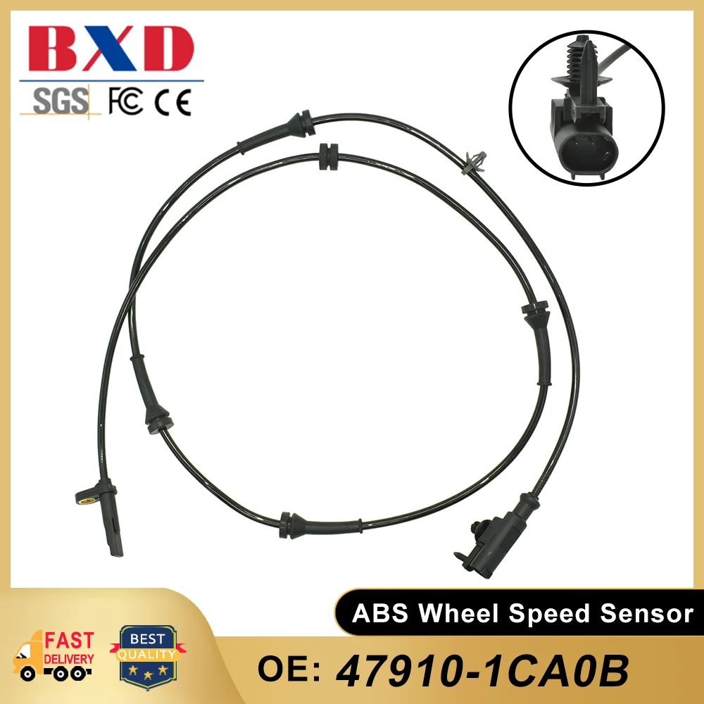 

ABS Wheel Speed Sensor 47910-1CA0B 479101CA0B Front Left & Right For Infiniti FX35 FX37 FX50 2009-2010